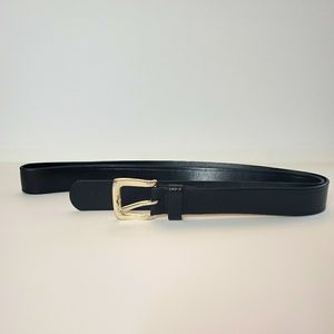 Lane Bryant Black Leather Belt Size 18/20